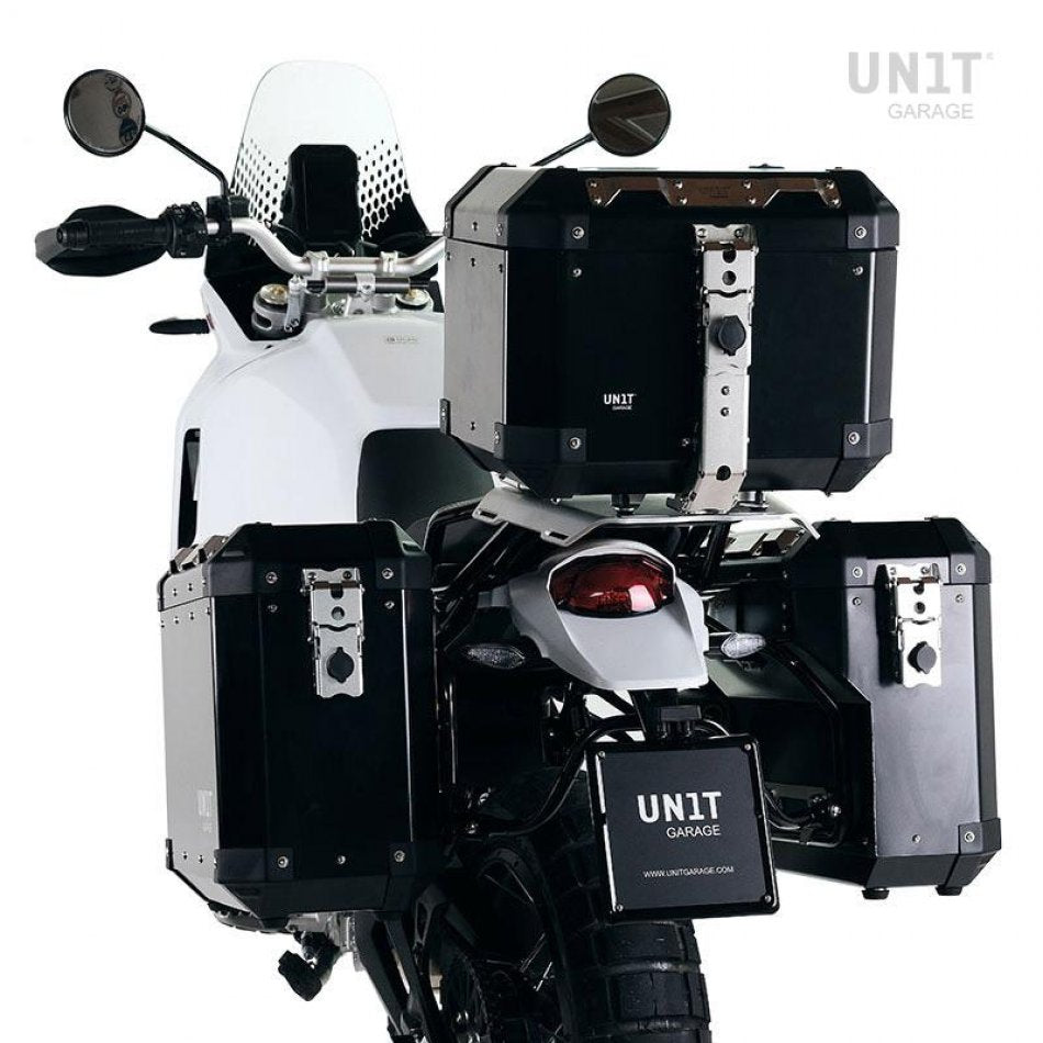 2 Maletas Atlas en Aluminio 47L&41L + Soportes Ducati Desert | 8231743914250