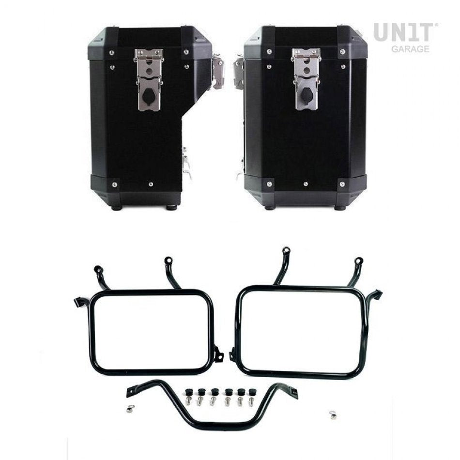 2 Maletas Atlas en Aluminio 47L&41L + Soportes Ducati Desert | 8231743914250