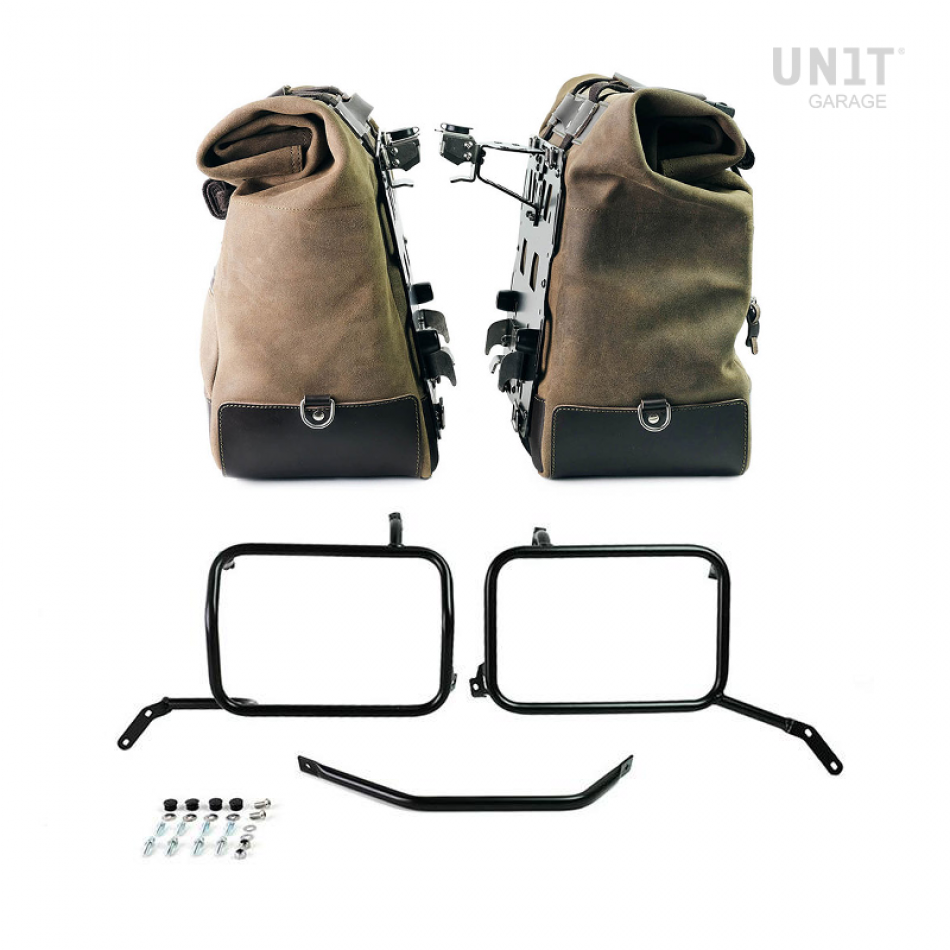 2 Bolsas CULT 40L & 50L + Soportes Moto Guzzi 85TT | 8231769080074