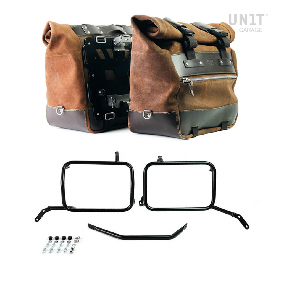 2 Bolsas CULT 40L & 50L + Soportes Moto Guzzi 85TT | 8231769080074