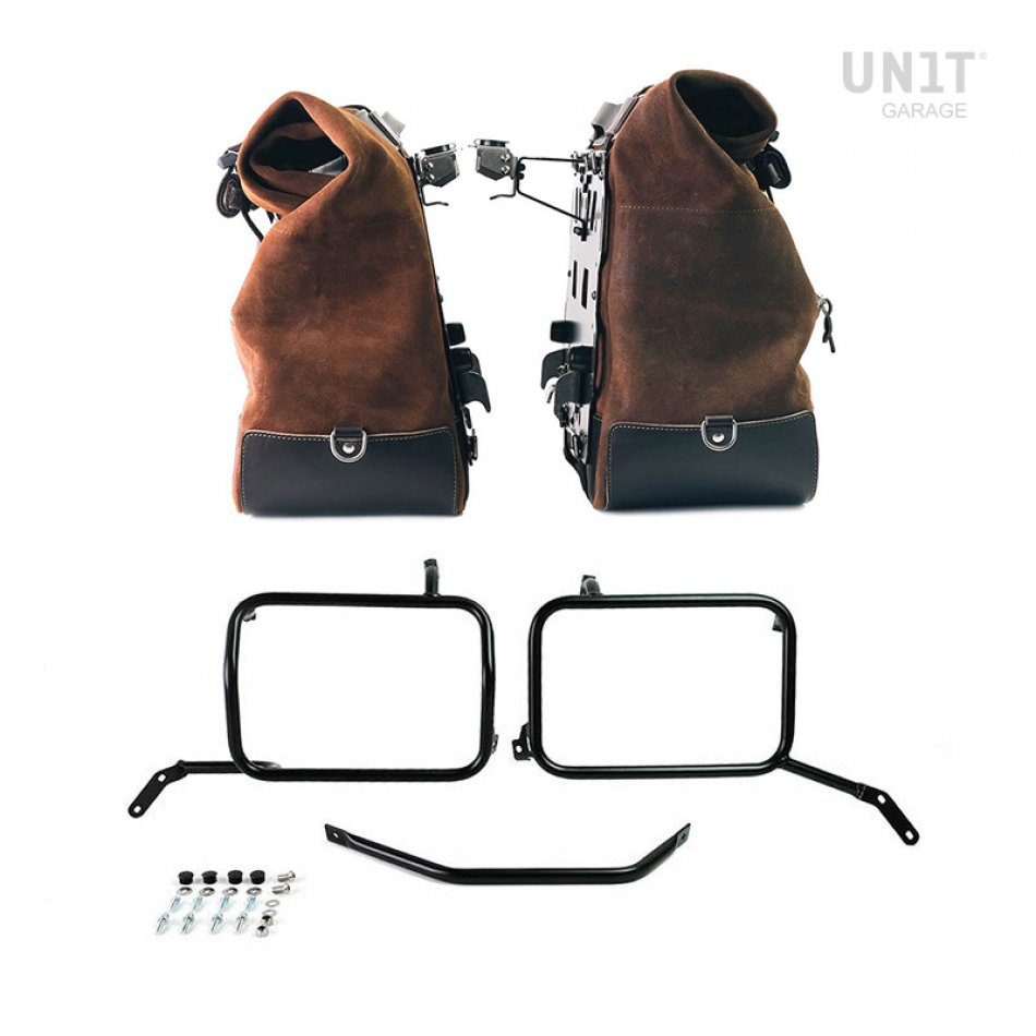 2 Bolsas CULT 40L & 50L + Soportes Moto Guzzi 85TT | 8231769080074
