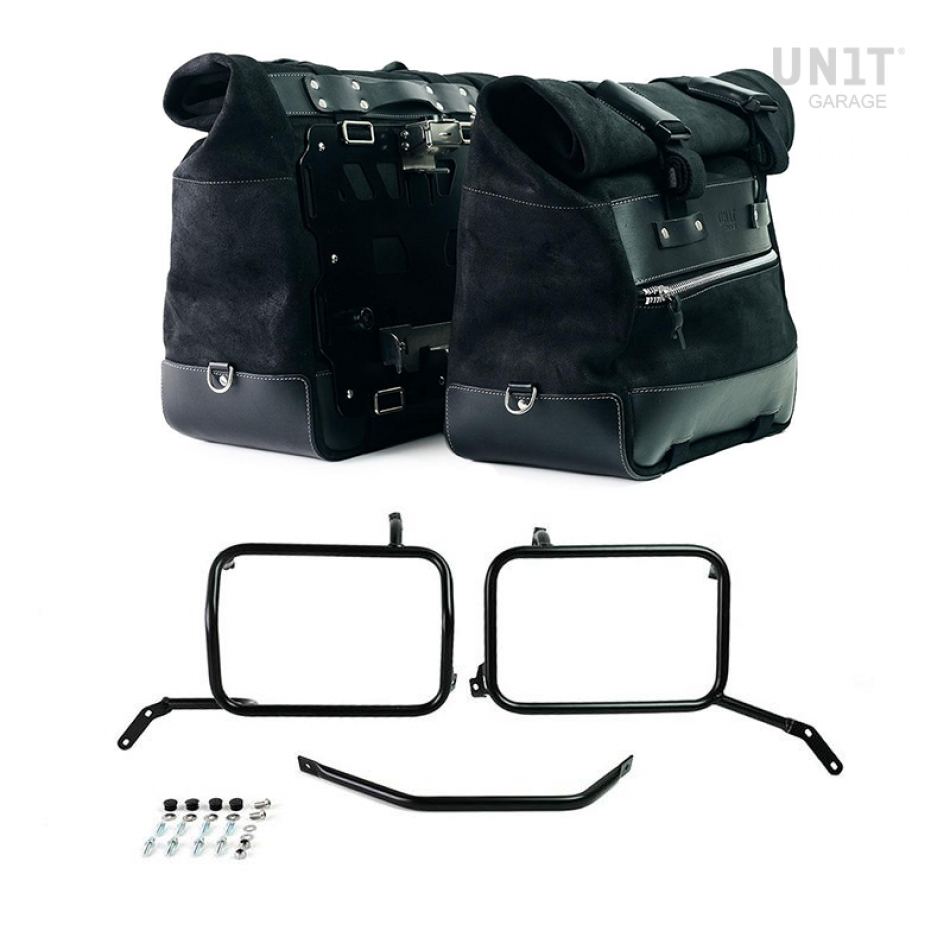 2 Bolsas CULT 40L & 50L + Soportes Moto Guzzi 85TT | 8231769080074