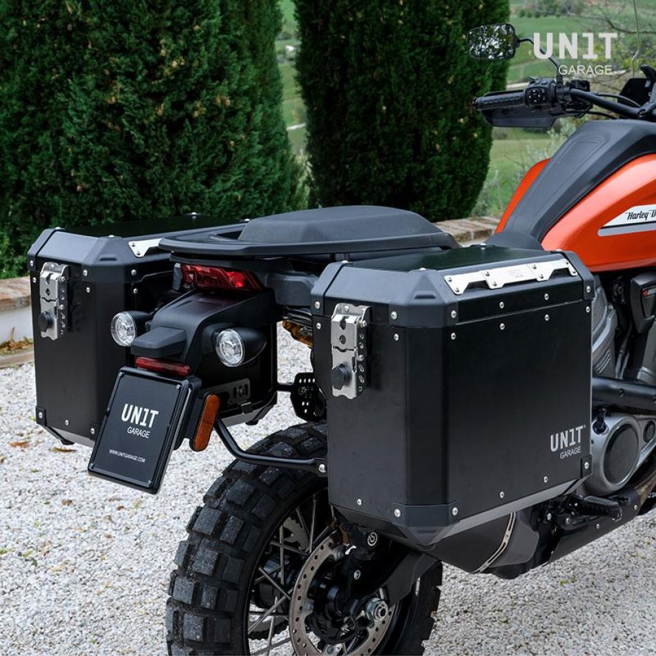 2 Maletas Atlas en Aluminio 40L&34L + Soportes HD Pan America | 8231762067722