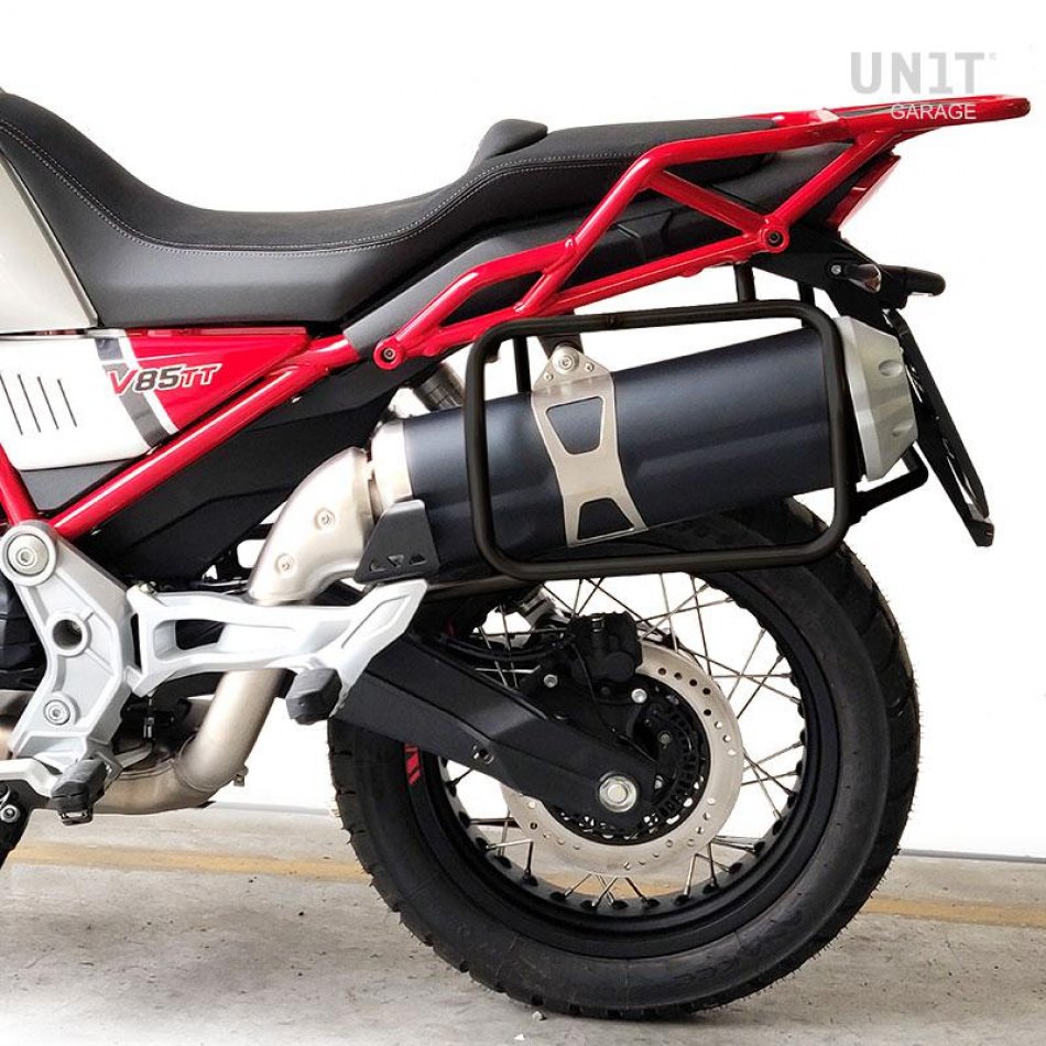 2 Bolsas CULT 40L & 50L + Soportes Moto Guzzi 85TT | 8231773733130
