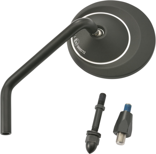 D-Mirror-8 Rod Left Alu Bk | 8198260359434