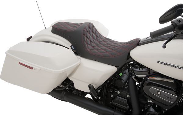 Seat Dbl Diam Red Vinl Fl | 8183190421770