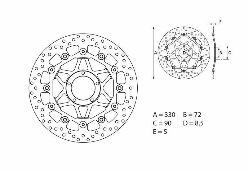 Disc Rear - 68B407H1 | 8228705370378