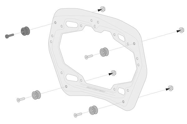Adpt Kit Pro Side Carrier | 15100911