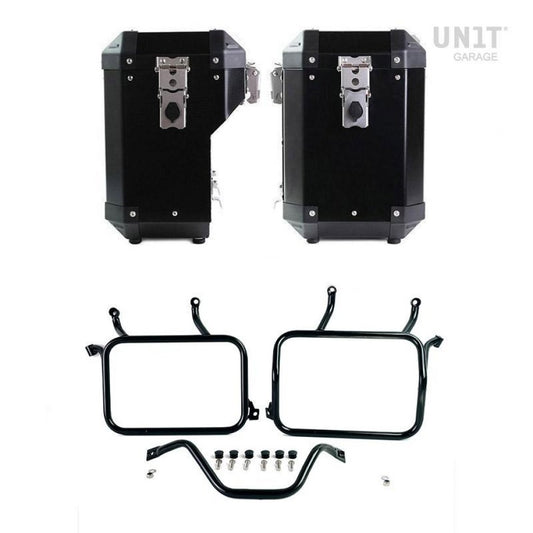 2 Maletas Atlas en Aluminio 47L&41L + Soportes Ducati Desert | 8231743914250