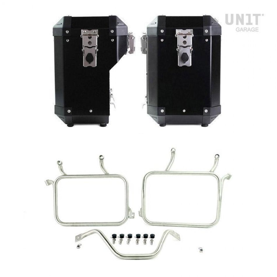 2 Maletas Atlas en Aluminio 47L&41L + Soportes Ducati Desert | 8231743914250