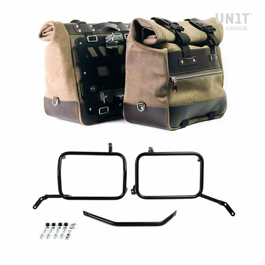 2 Bolsas CULT 40L & 50L + Soportes Moto Guzzi 85TT | 8231769080074