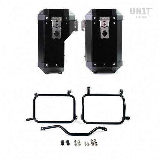 2 Maletas Atlas en Aluminio 40L&34L + Soportes HD Pan America | 8231762067722