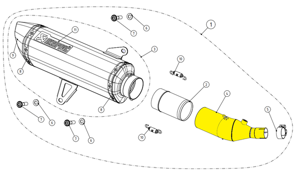 Link Pipe Ss Xmax300 | 18120567