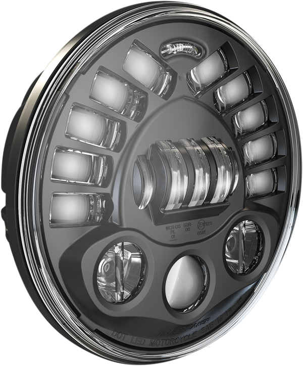 Headlight Adap2 8790 Ped Bk 7" | 8185512984842