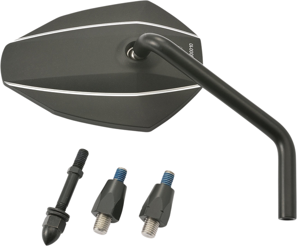 D-Mirror-7 Rod Right Alu Bk | 8198260130058