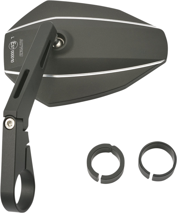 D-Mirror-7 Barend Long Alu Bk | 8198259081482