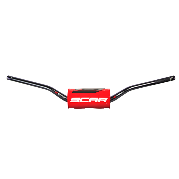 Handlebar O2 Low Bk/Rd Pad | 8213646147850