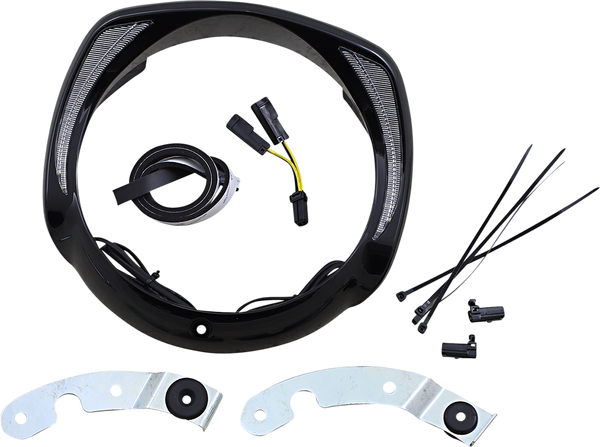 Bezel Headlight Black | 8185488998666